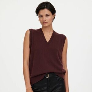 Madewell Cashmere V-Neck Sweater Vest